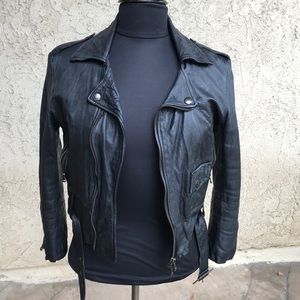 Please Italian Leather Moro Jacket